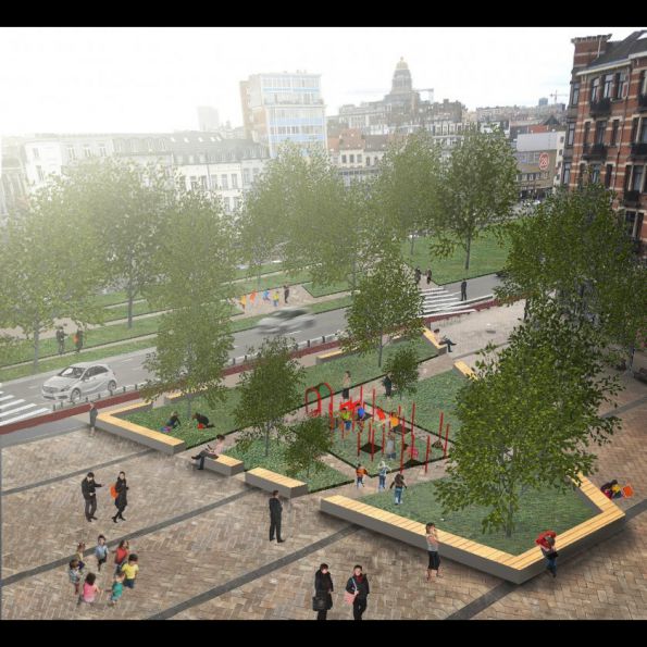 Interview on Bruzz: a park instead of a parking.