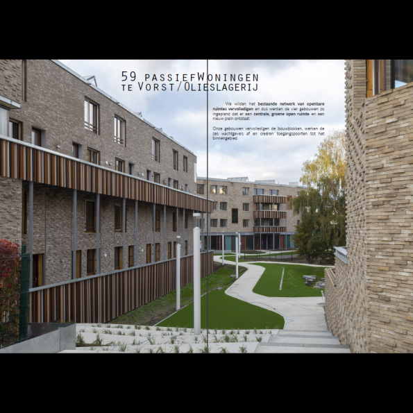 59 passiefwoningen woningen te Vorst/Olieslagerij ﻿