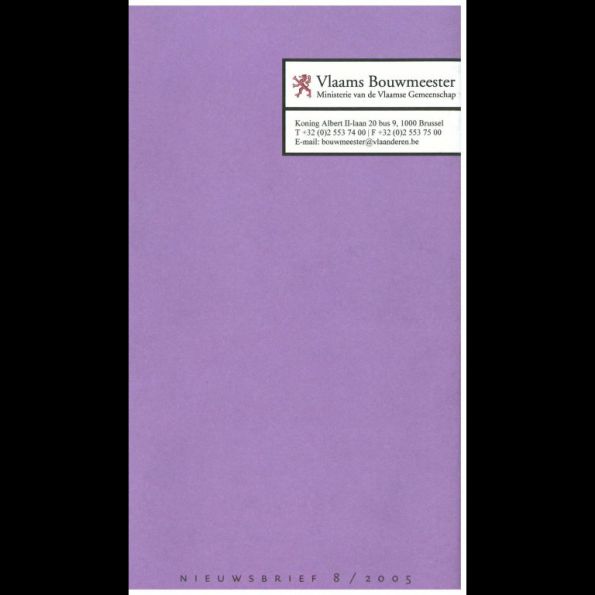Nieuwsbrief 8 Vlaams Bouwmeester